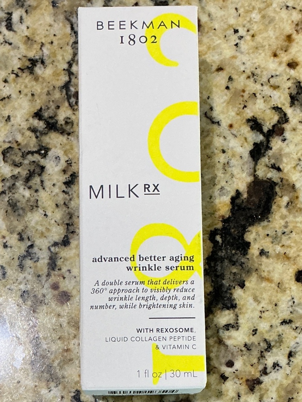Beekman 1802 Milk RX Advanced Better Aging Wrinkle Serum - New in Box